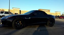 The F Type is in the shop getting mods-yellow.jpg
