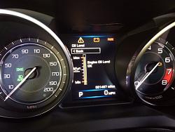 First F-Type Oil Change @ 1500 miles--Lessons Learned-jaguar-oil-sensor-reading-after-oil-change-7.6-qts-07-21-2014-.jpeg