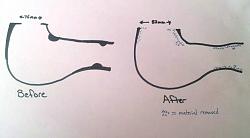 Look out, WaterDragon has gone crazy porting the intake elbow!  Photos inside.-material-removed.jpg