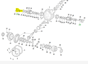 S-type 3.8 1966, "drive shaft and flange" worn, looking for replacement-drive-flange-4hu-005-8.png