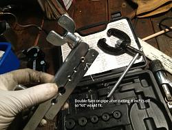 1961 MK2 3.8 Sedan Project.-clutchhydraulpipeflareb.jpg