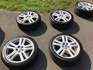 18&quot; Jaguar OEM Aruba Wheels &amp; Tires (set plus spare)-image1.jpg