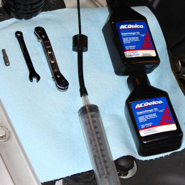 S type R SuperCharger oil change procedure with Pics FAQ Jaguar