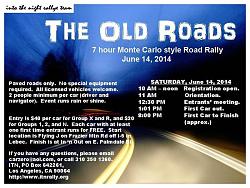 The Old Roads Rally 2014-old_roads_flyer.jpg