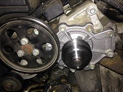 Water Pump Pulley bolt snapped, safe to drive with 2/3 left?-jaguar-x-type-water-pump-new.jpg