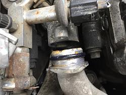 is this the Outlet pipe connection?-jaguar-coolant-leak-7.jpg