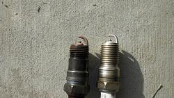 Replace knock sensor and spark plugs project with pics (as requested) HOW TO-pic5_old_vs_new.jpg