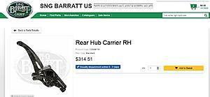 Jaguar X type 2.5 Hub Carrier Rear right-hub-carrier-right-hand.jpg