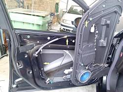 HOW TO: XJ X350 door actuator repair-jag-door-cover-tied-back.jpg