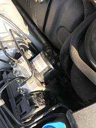 Low Coolant Warning, found steering fluid leakage?-img_2142.jpg