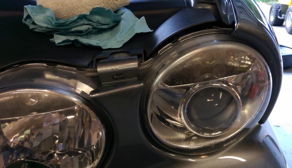 Headlight restore - 1) pitting 2) to lacquer or not?