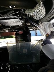 How to change the transmission pan/filter and fluid on an X350-drip-container-pump-location.jpg