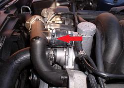 Anyone have a upper radiator hose pop off?-05-new-bypass-hose-fitted.jpg