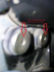 ABS Error - ASC &amp; TRAC Unavailable ABS Module remove and repair-2-lower-mounting.jpg