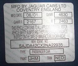 1998-2002 jaguar XJ8 Vanden Plas &amp; Supercharged-jaguar-2002-vin-label.jpg