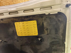 Yellow plate under the hood (Bonnet) - RESOLVED-photo560.jpg