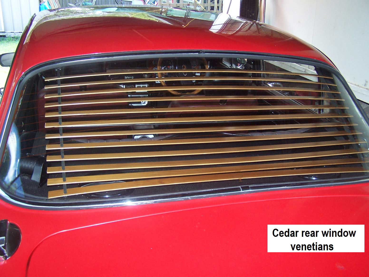 Diy Venetians Rear Window Interior Jaguar Forums Jaguar Enthusiasts Forum