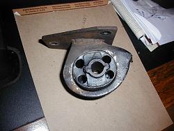 C lump engine conversion mounts rubber replacement-new-repaired-motor-mount-only-needing-edges-peened-over-.jpg