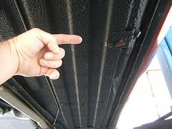 Photos from inspection of XJS-underside-patch.jpg