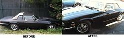 '88 XJ-SC Cabriolet paint job - before and after-before-after-side.jpg