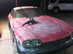 89 XJS Rouge 350 swap restoration-sanding3.jpg