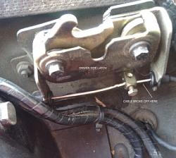 Broken Hood Release Cable FAQ RESOLVED-8-closeup-driver-side-latch.jpg
