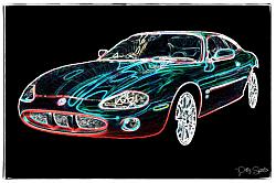 Wow us with your XK8/R photos-xkr-neon-car-art.jpeg