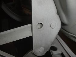 How do I loosen the serpentine belt-hoodsupport.hole.jpg.jpg