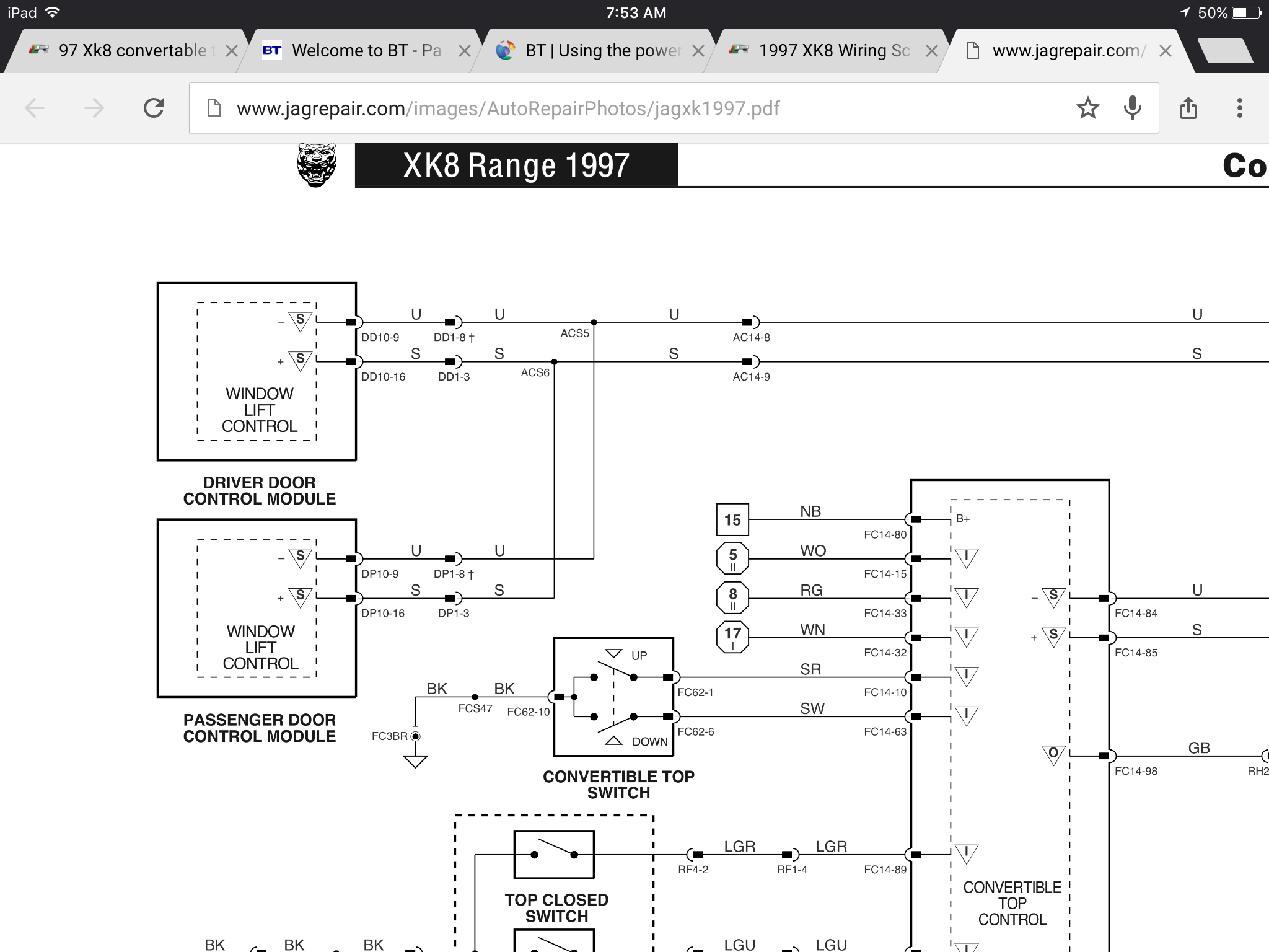 97 Xk8 convertable top switch wiring - Jaguar Forums ... how to wire a 3 way dimmer switch diagrams 