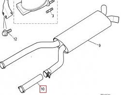 exhaust front pipe short flange pipe-xk8pipe.jpg