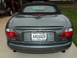 Sirius Starmate8 in an XK8 - SAT Radio-xk8-rear.jpg