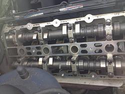 XK8 timing chain, tensioners, water pump replacement-right-cams.jpg