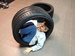 There IS room in a XKR for a 5-year-old-tyre.jpg