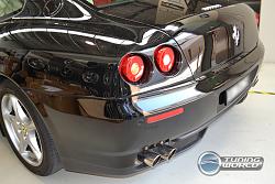 Hofele Jaguar XK Body Kit/Conversion-ferrari-612-black-supersprint-exhaust1.jpg