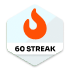Active Streak: 60 Days