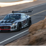 Jaguar F-Type Attacks Pikes Peak Hill Climb