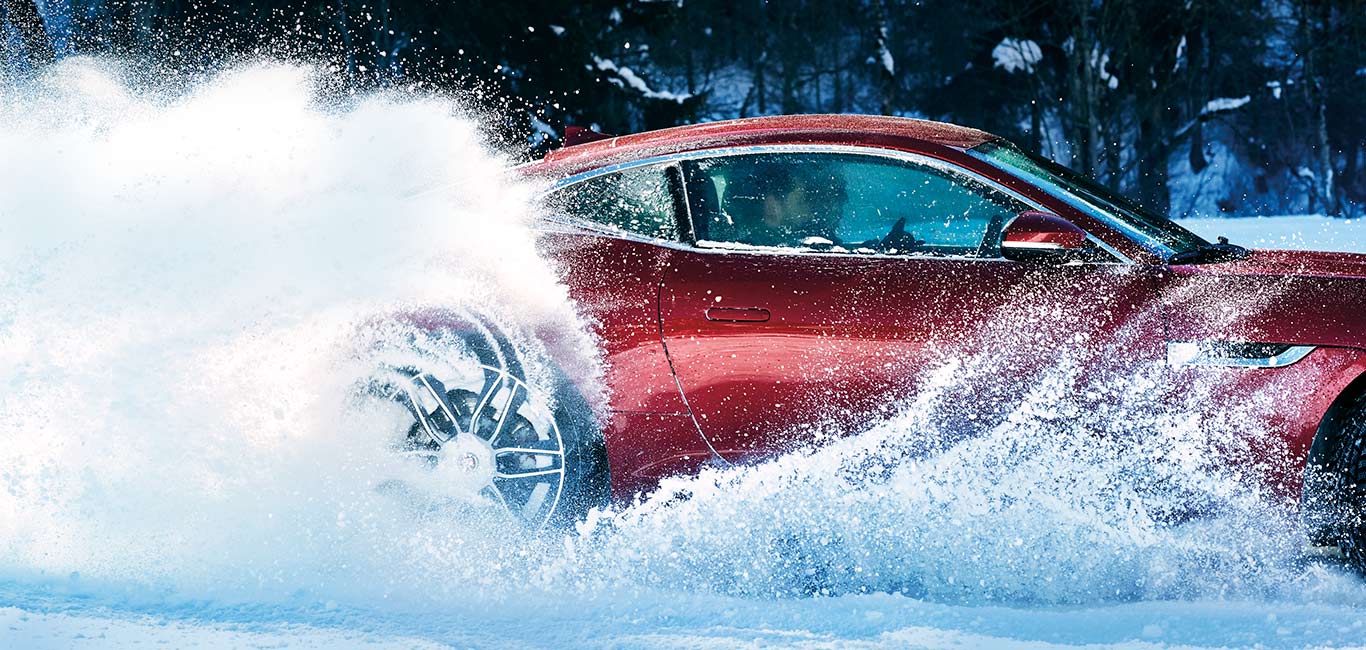 Can You Handle a Jaguar F-Type R on Ice?