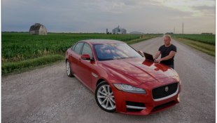 Jaguar XF’s Sophisticated Tech Simplifies Storm Chasing
