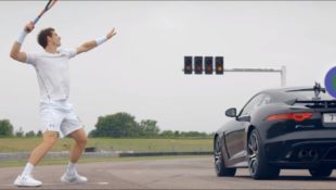 Andy Murray’s 160 MPH Stunt With Jaguar’s F-Type SVR