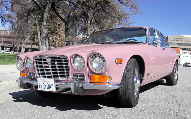 This 1973 Jaguar XJ6 Is the Other Pink Cat