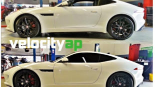 F-Type V8 R Fitted With VelocityAP Sport Cat Exhaust System