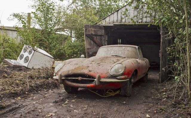 Words Can’t Describe This 1964 Jaguar E-Type Barn Find