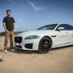 Cheeky Cones Get the Best of Beast Driving Jaguar XF