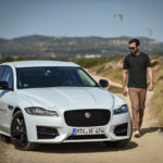 Cheeky Cones Get the Best of Beast Driving Jaguar XF
