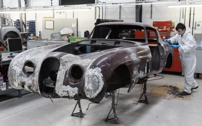 Only Pininfarina Jaguar XK120 Undergoing Live Restoration