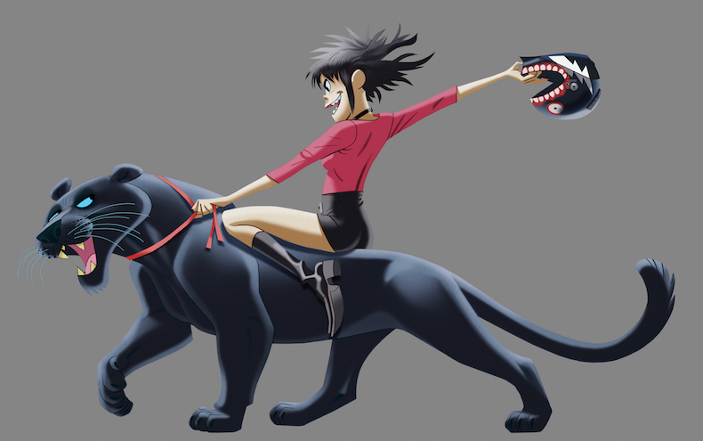 jaguar gorillaz noodle formula e