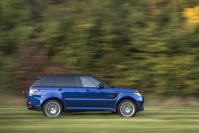 jaguarforum.com Range Rover Sport SVR 0-60 0-100 test all terrain