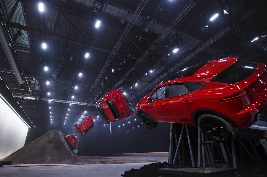 Jaguar E-Pace barrel roll