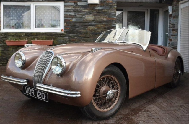 Malcolm Brock's 300,000 mile Jaguar XK120.