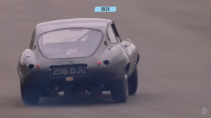 Jaguarforums.com Goodwood Jaguar E-Type Drifting Race